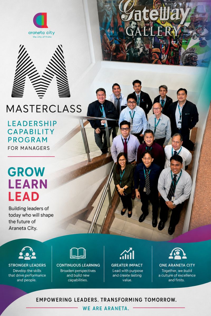 Araneta City managers at the Masterclass Leadership Program
