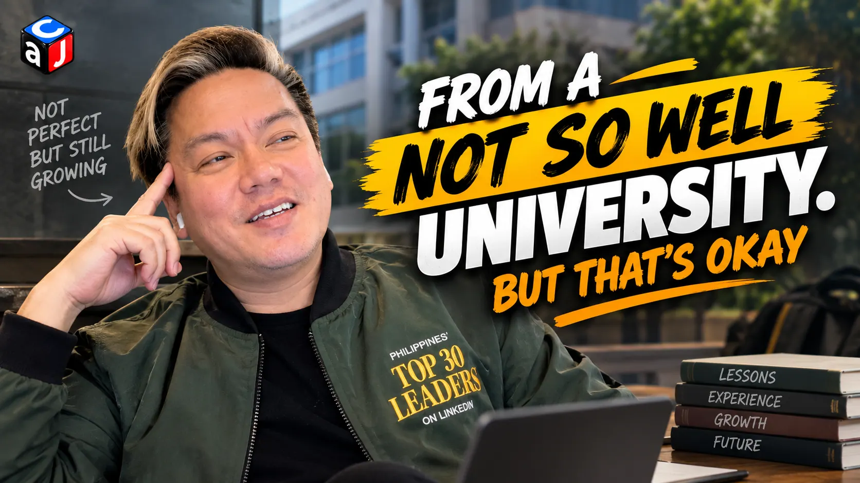 Video cover: from a not so well-known university, but that's okay