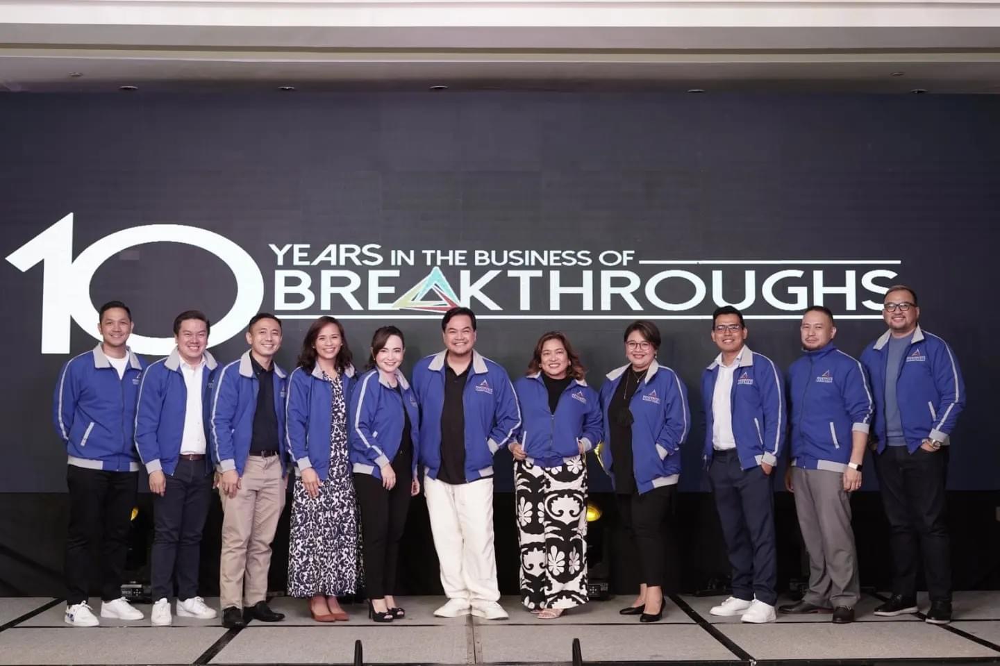 Breakthrough Leadership team celebrating 10 years